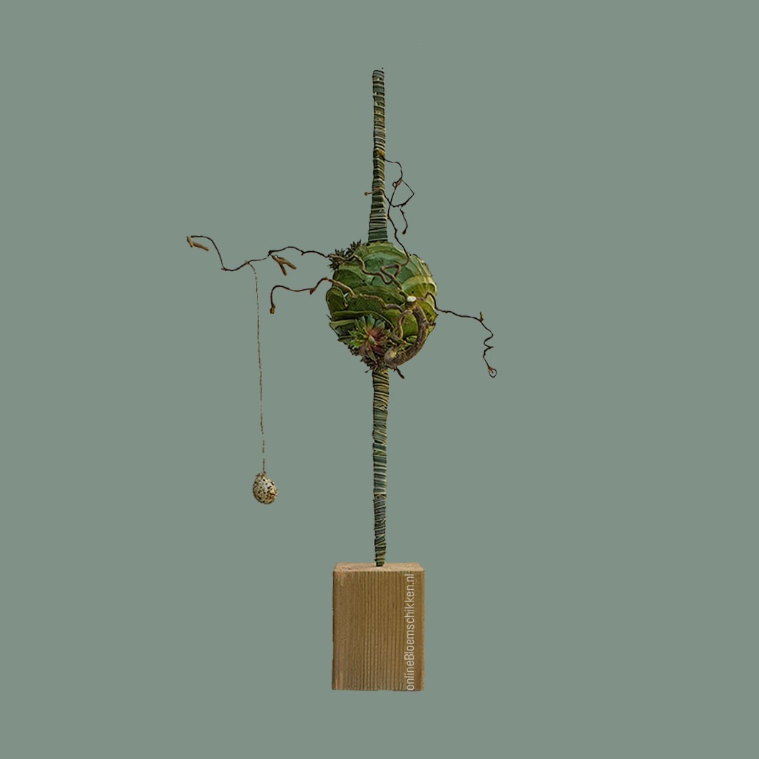IB-092 | Floraal Object - met ballen